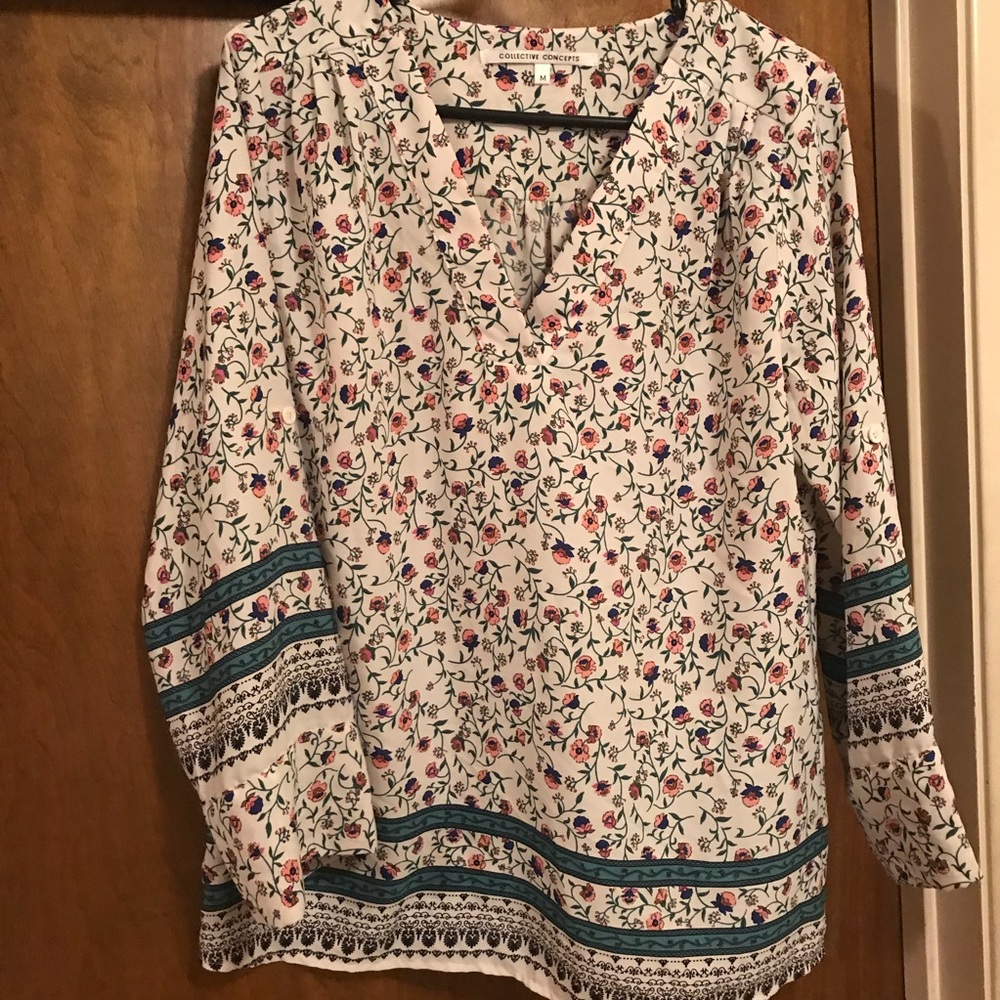 Collective Concepts Floral Blouse